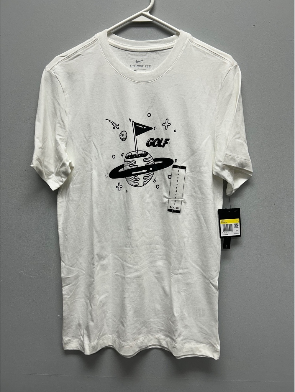 Nike Golf Men's White Alien Graphic T-Shirt